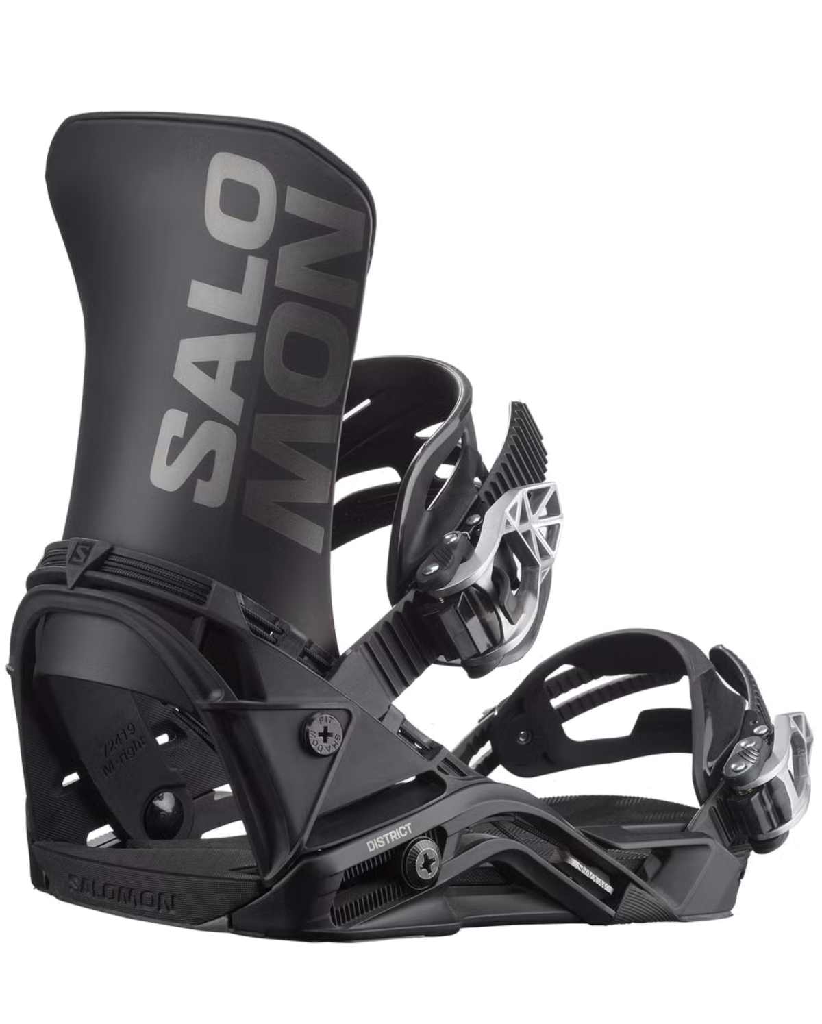 Fijaciones Snowboard Salomon District Black | Nivalis | Esquí y
