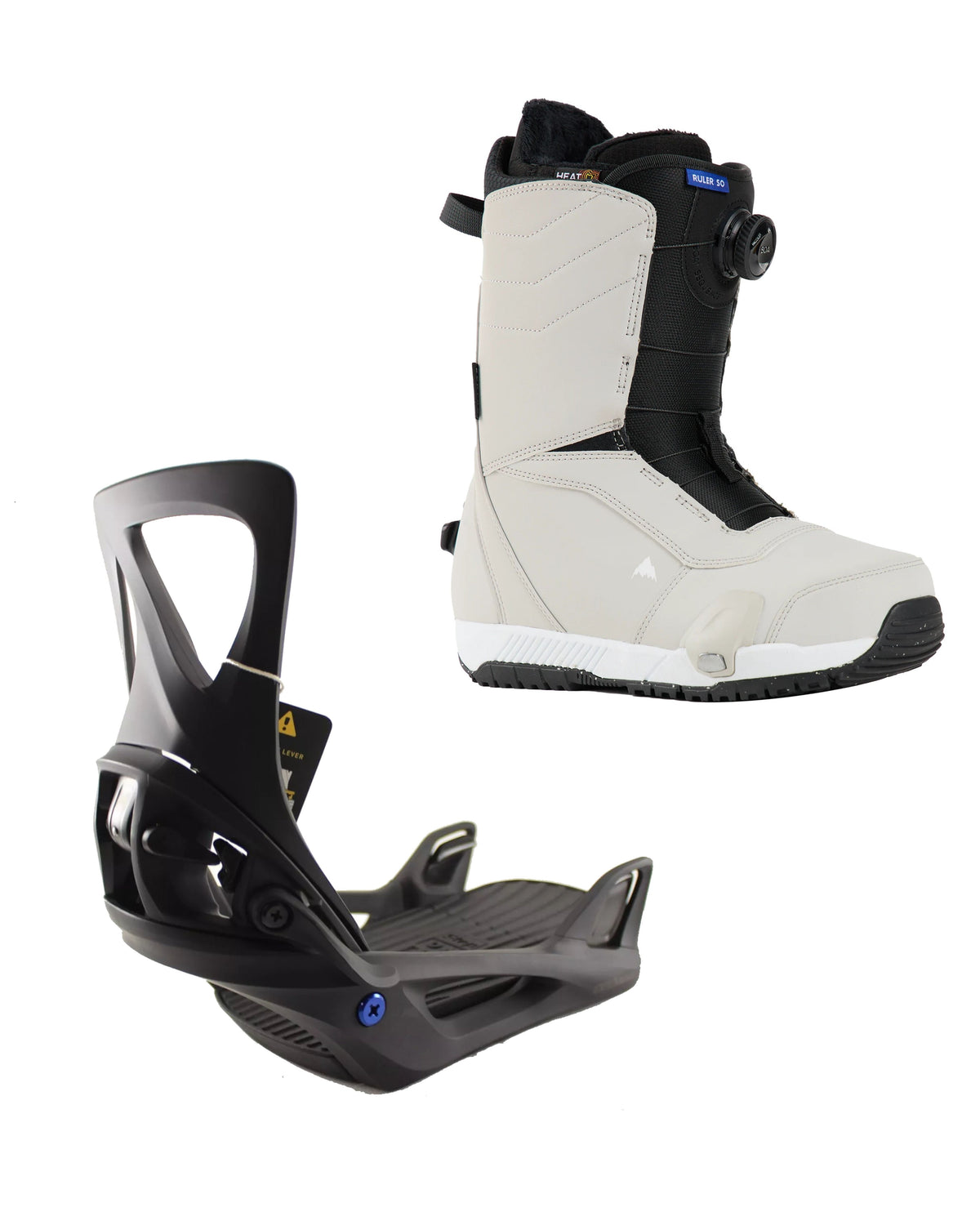 Pack Burton Botas de Snow Ruler Step On Gray Cloud Fijaciones
