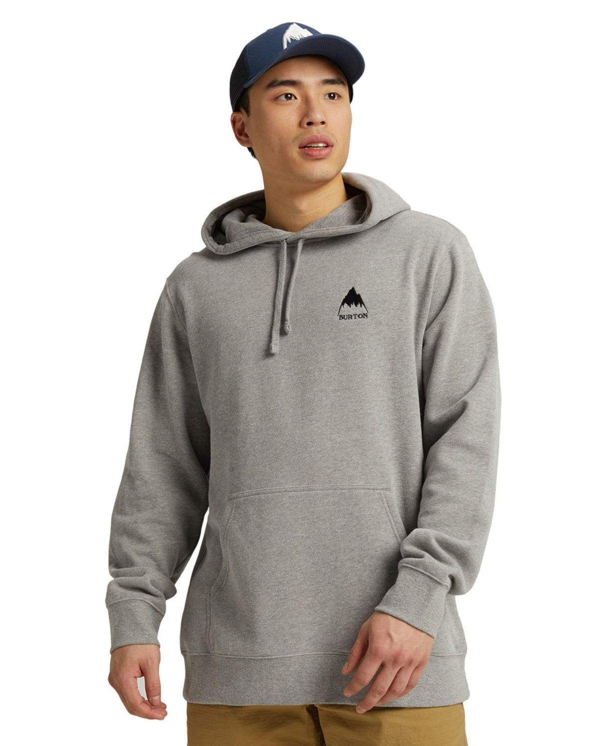 Sudadera Burton Mountain PO Gray Heather Nivalis Esquí y Snowboard