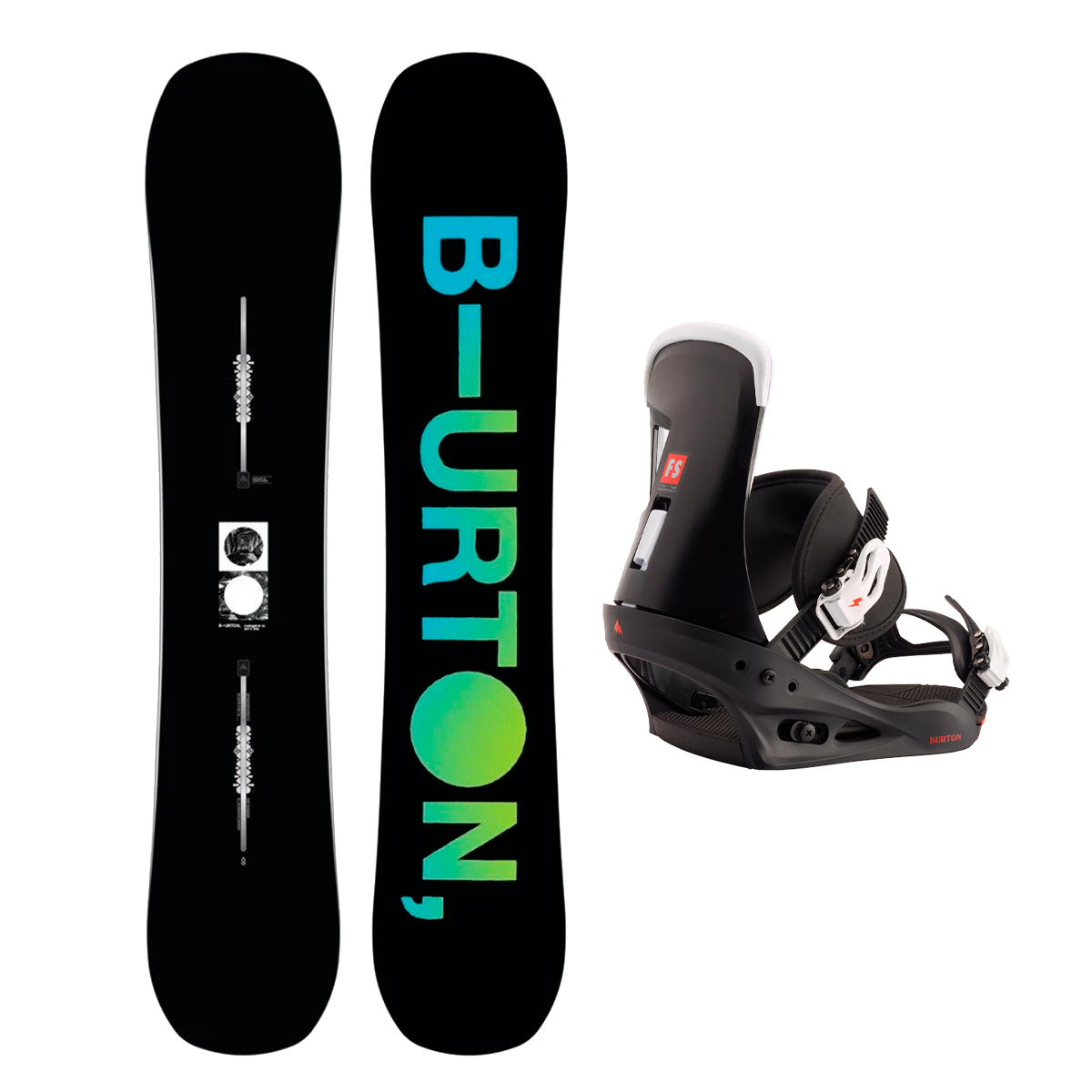 Pack Snowboard Hombre: tabla de snowboard y fijaciones