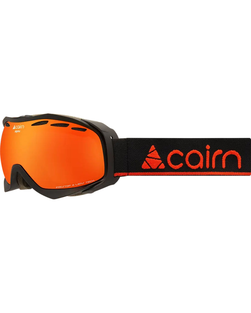 Máscara Cairn Alpha Mat Black Orange Mirror