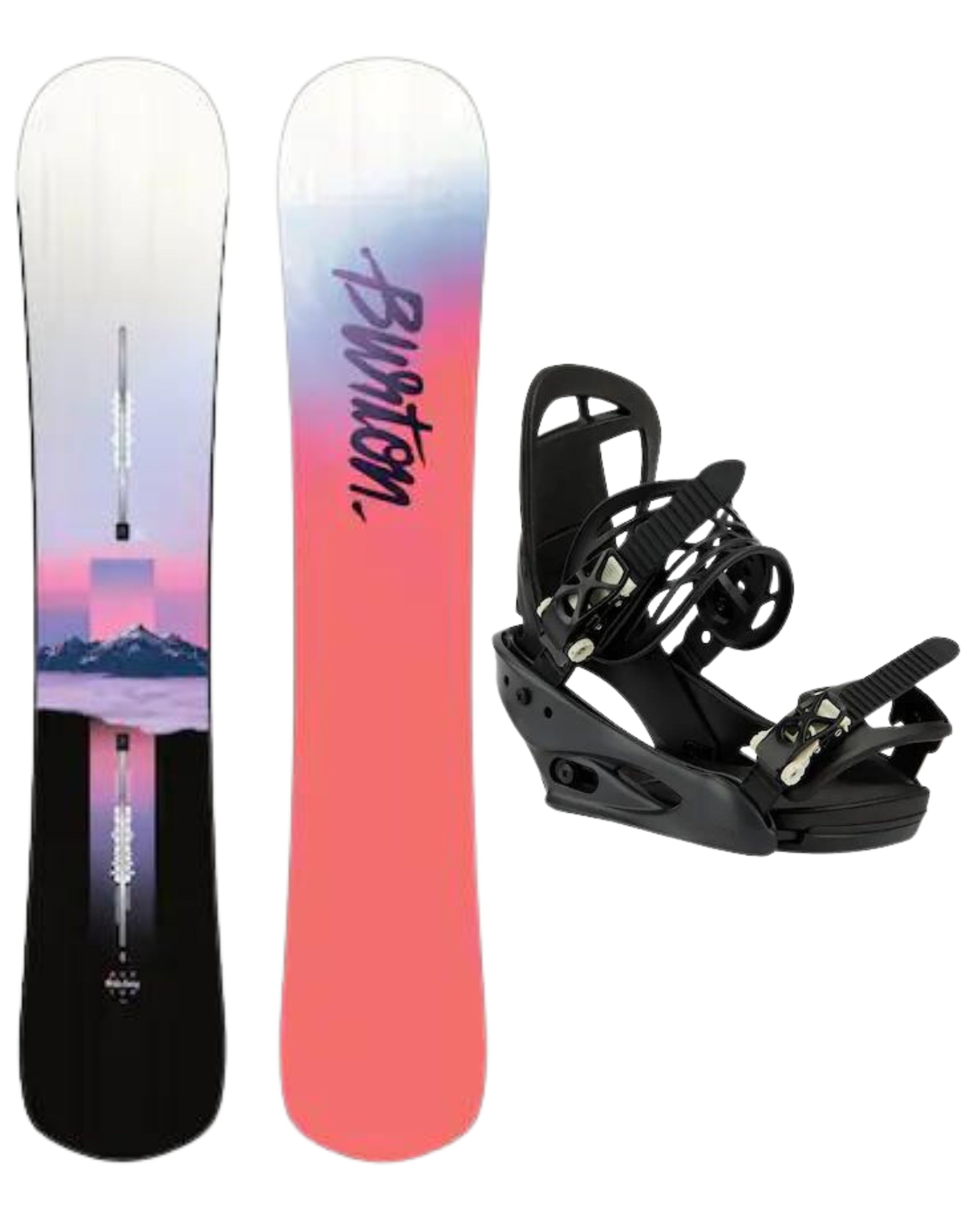 Pack Burton Tabla Hideaway + Fijaciones Citizen Black | Nivalis