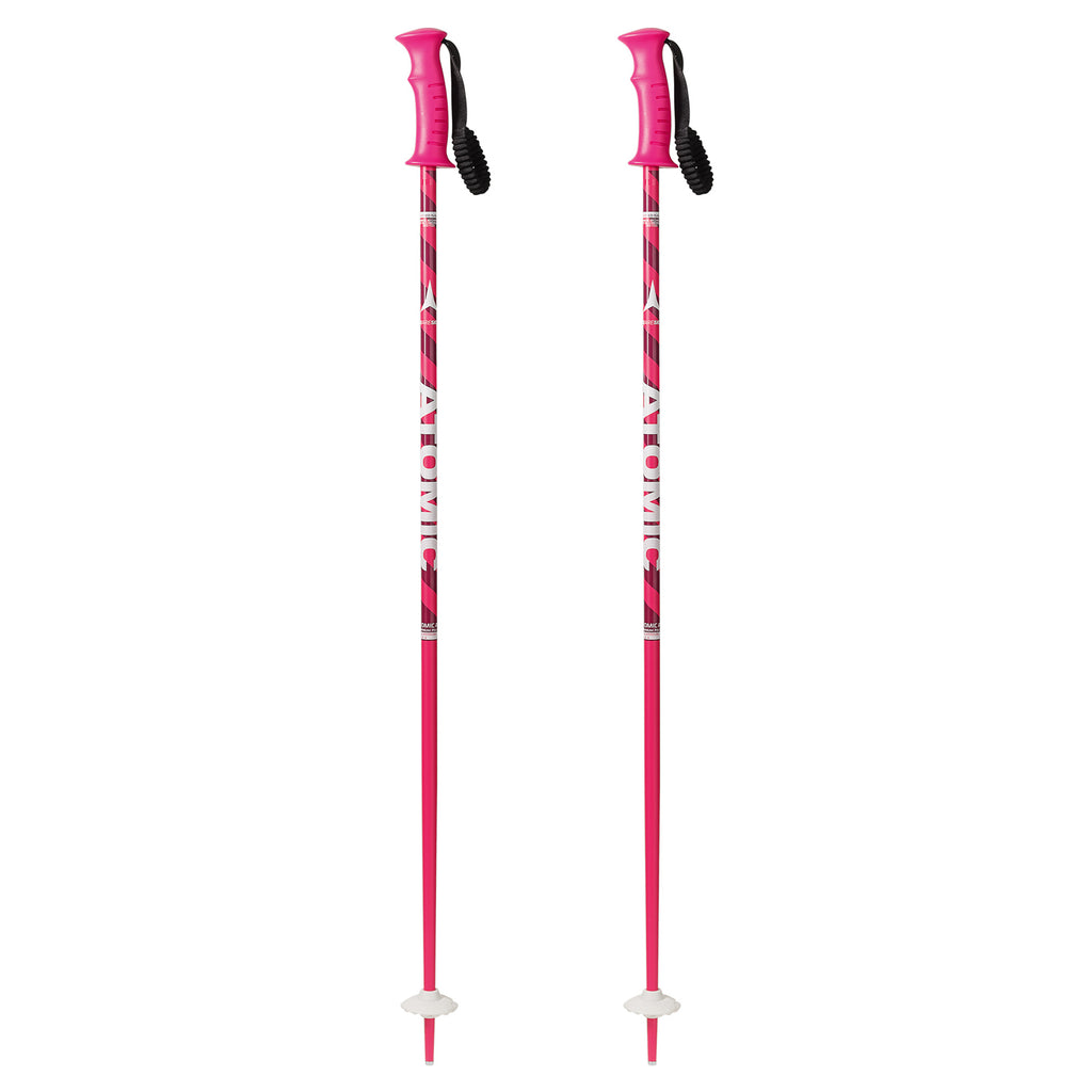 Ski poles Atomic AMT GIRL Pink / White