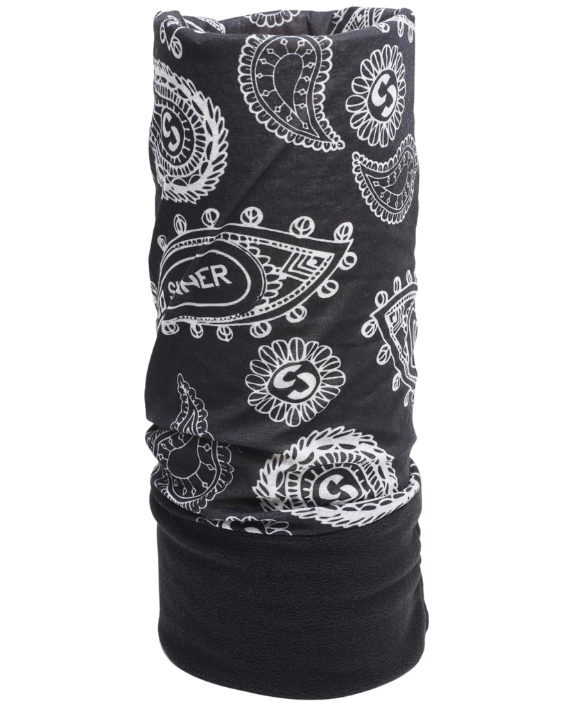 Cuello Sinner Unisex Black Paisley