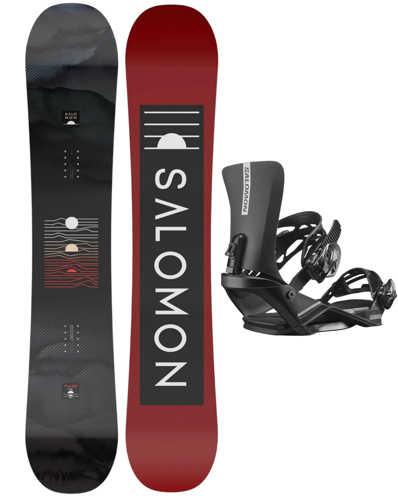 Pack Salomon Tabla Snow Pulse + Fijaciones Rhythm Black