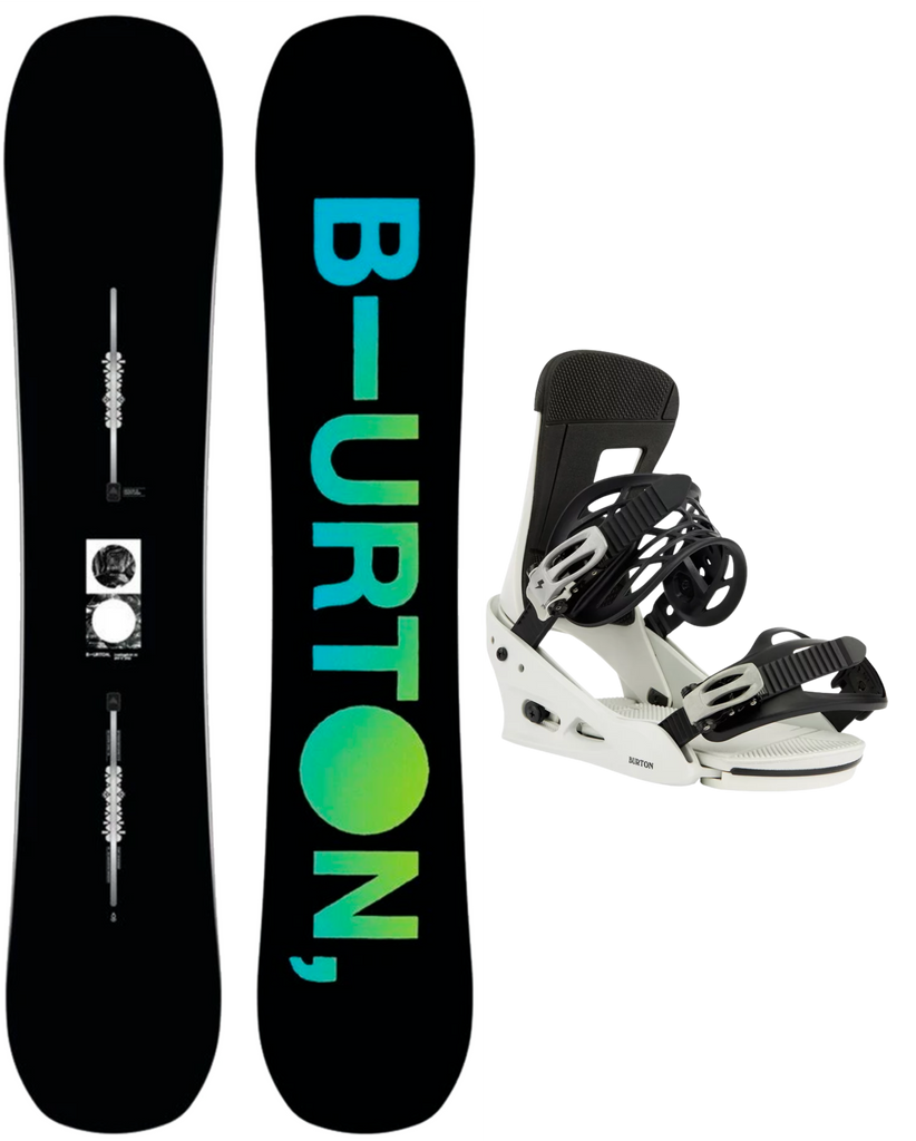 Pack Burton Tabla Instigator Flat + Fijaciones Freestyle Gray-Black
