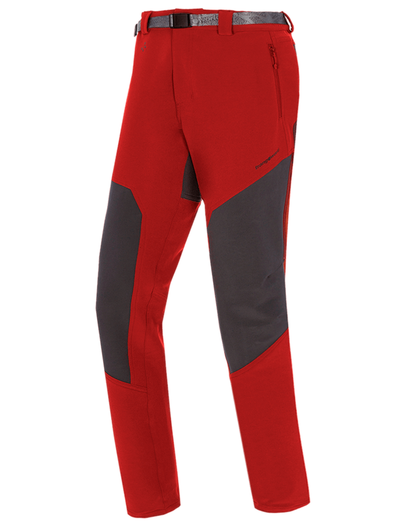 Pantalones Trangoworld Mourelle Rojo Oscuro/Negro