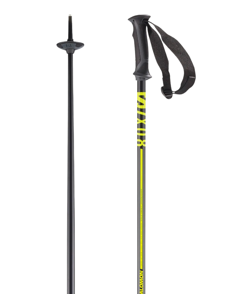 Bastones de esquí Salomon X 08 Black/Yellow